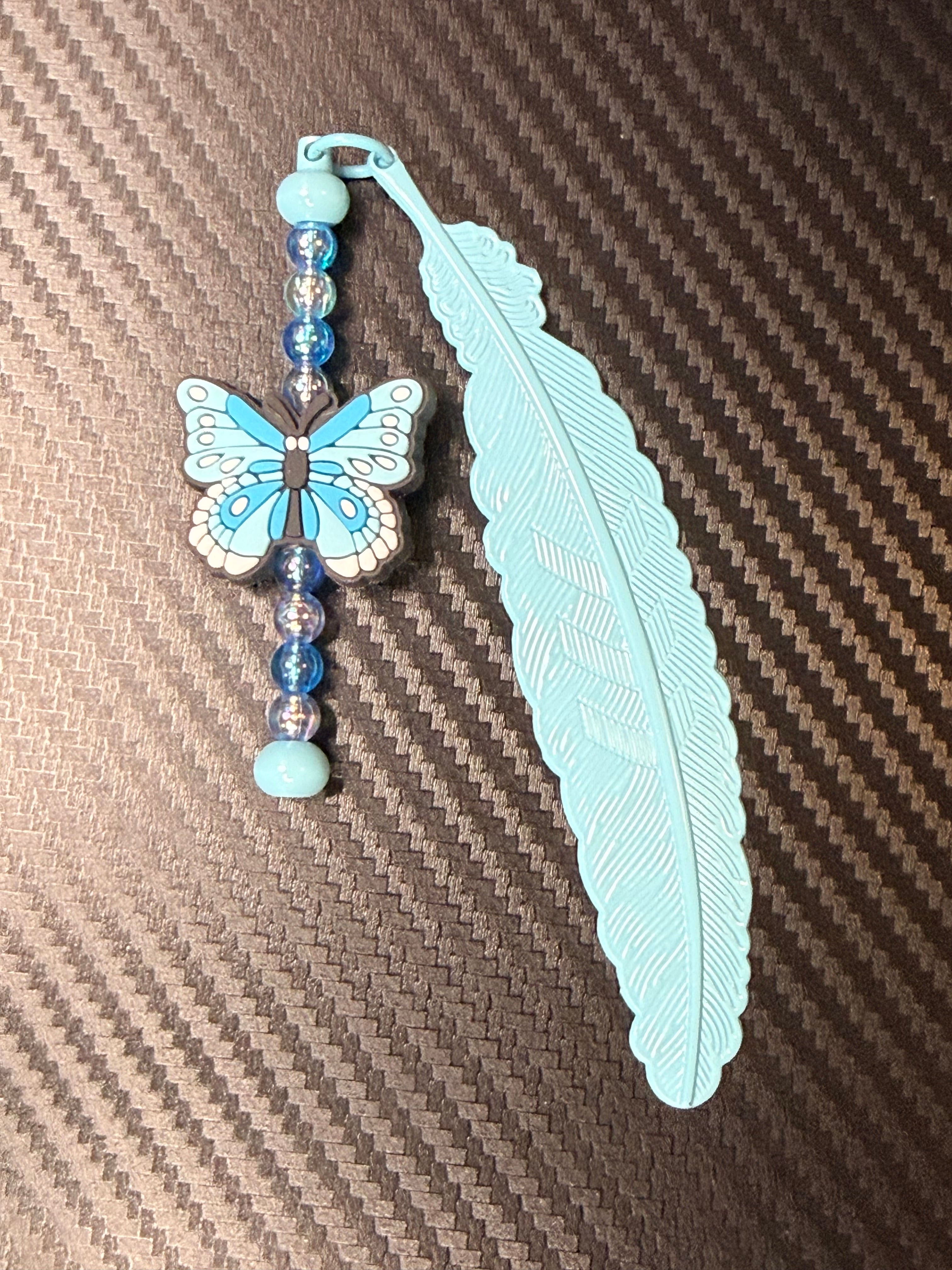 Beaded Feather Bookmarks