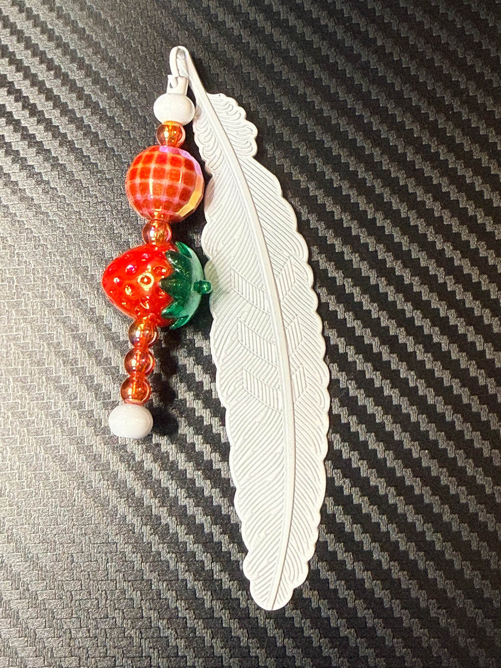 Beaded Feather Bookmarks