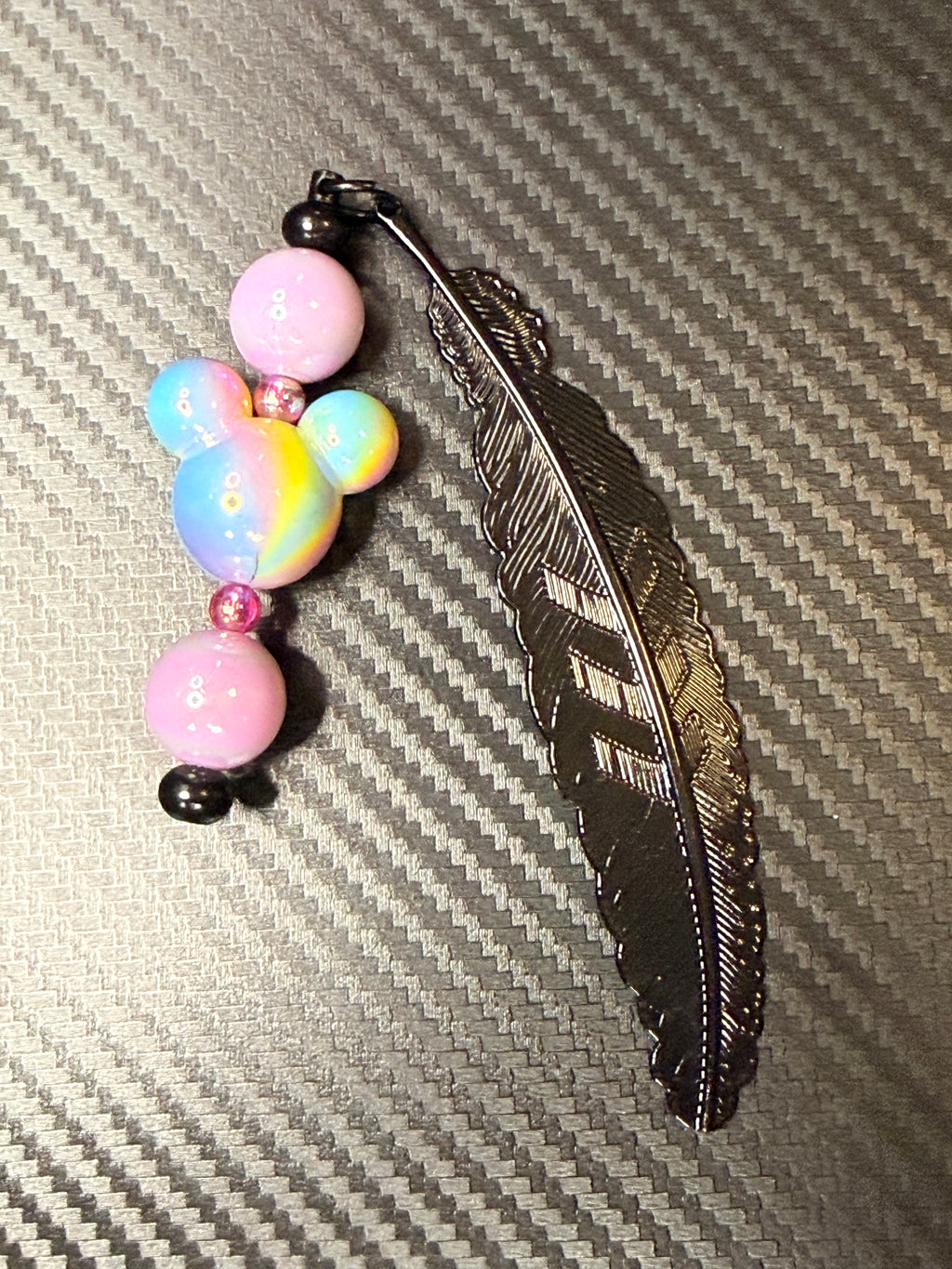 Beaded Feather Bookmarks