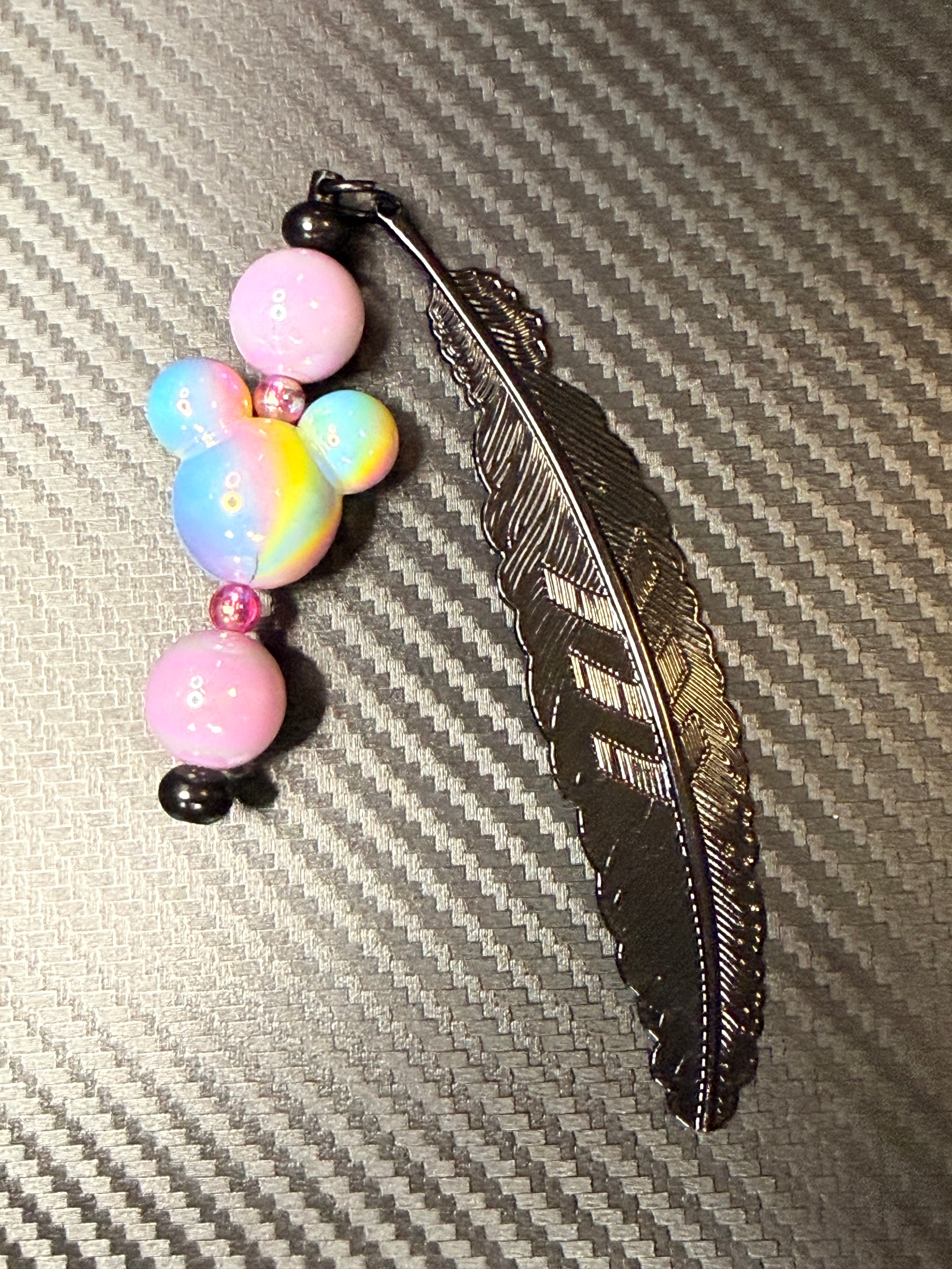 Beaded Feather Bookmarks