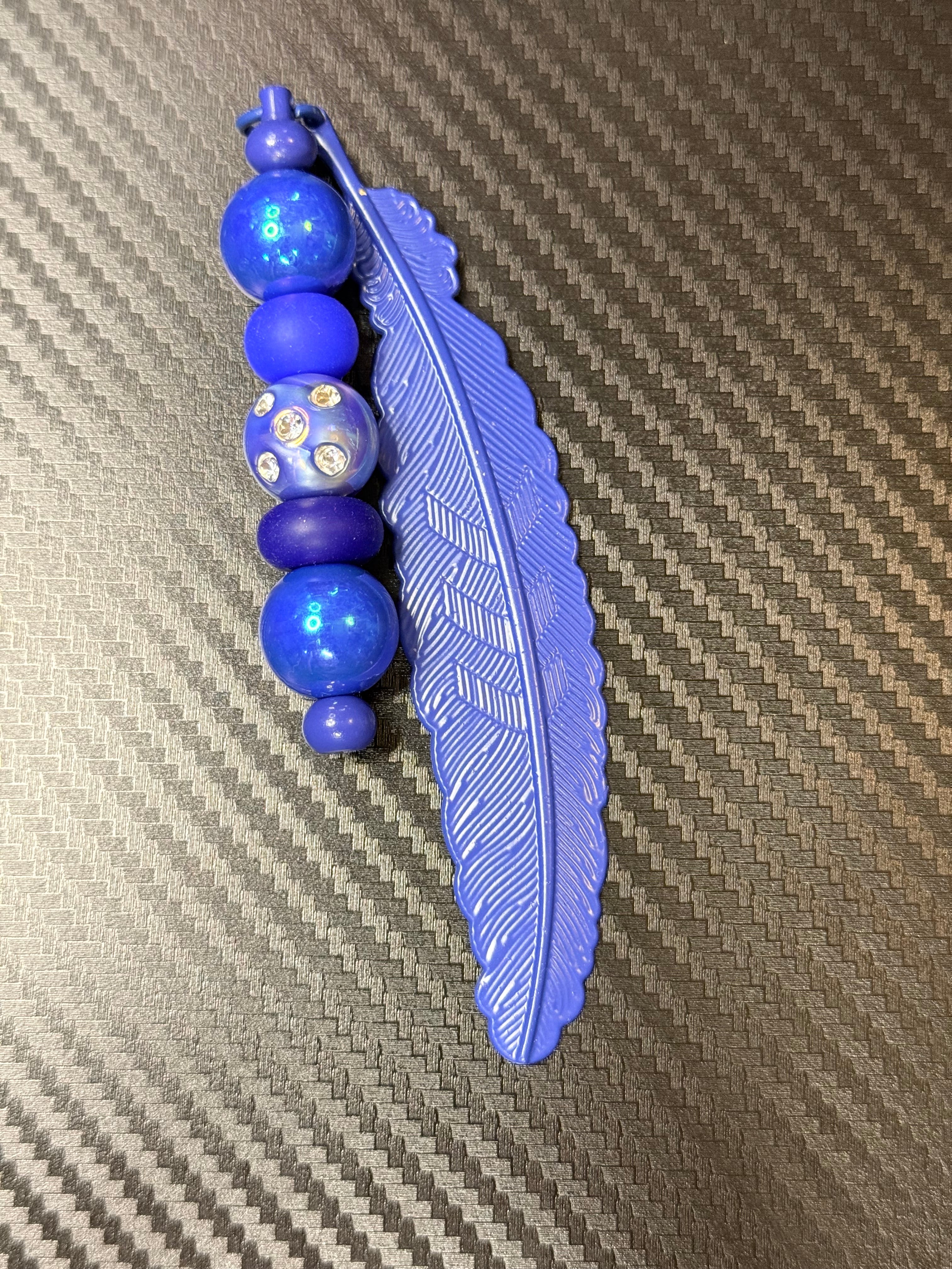 Beaded Feather Bookmarks