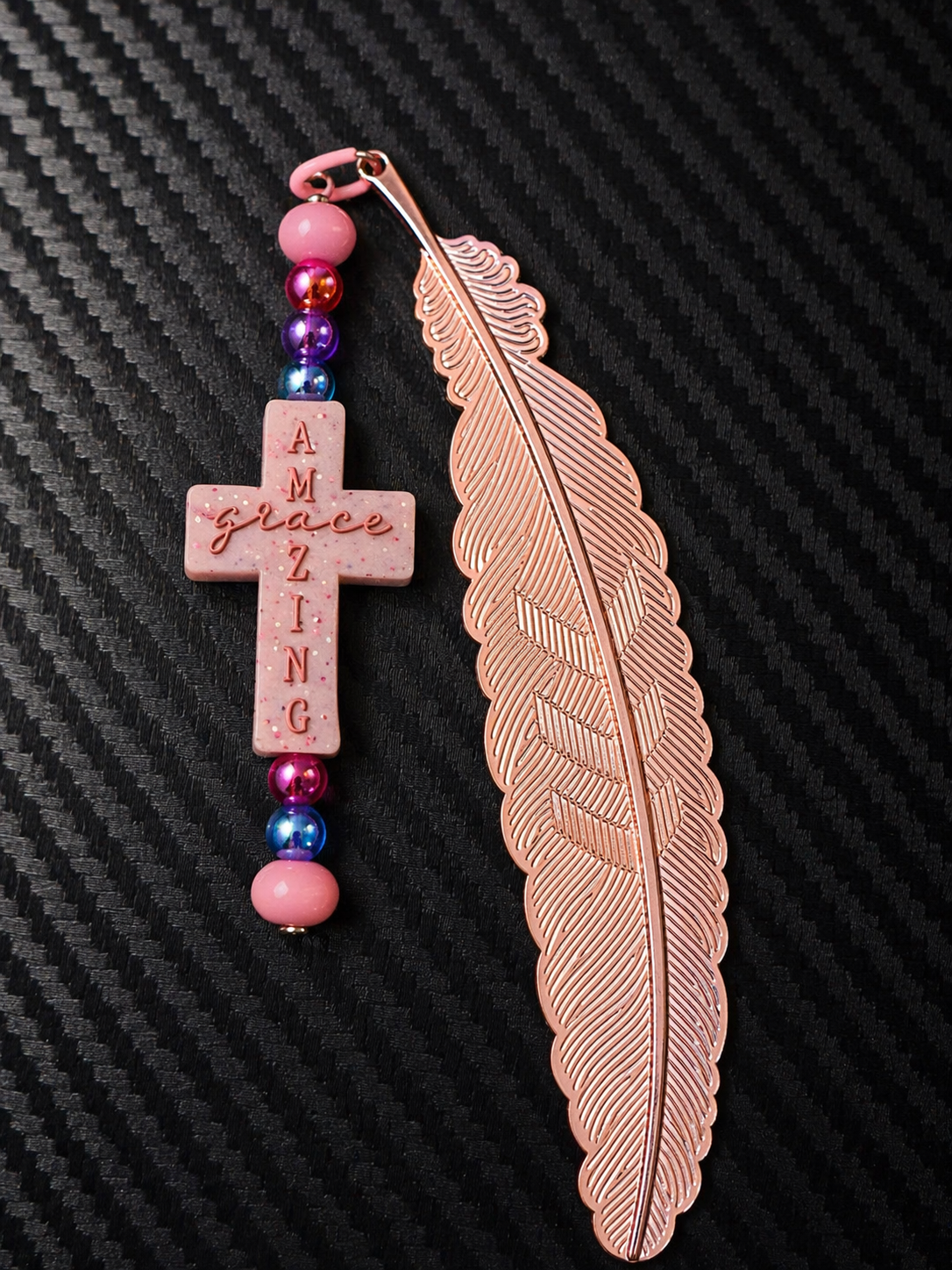 Beaded Feather Bookmarks